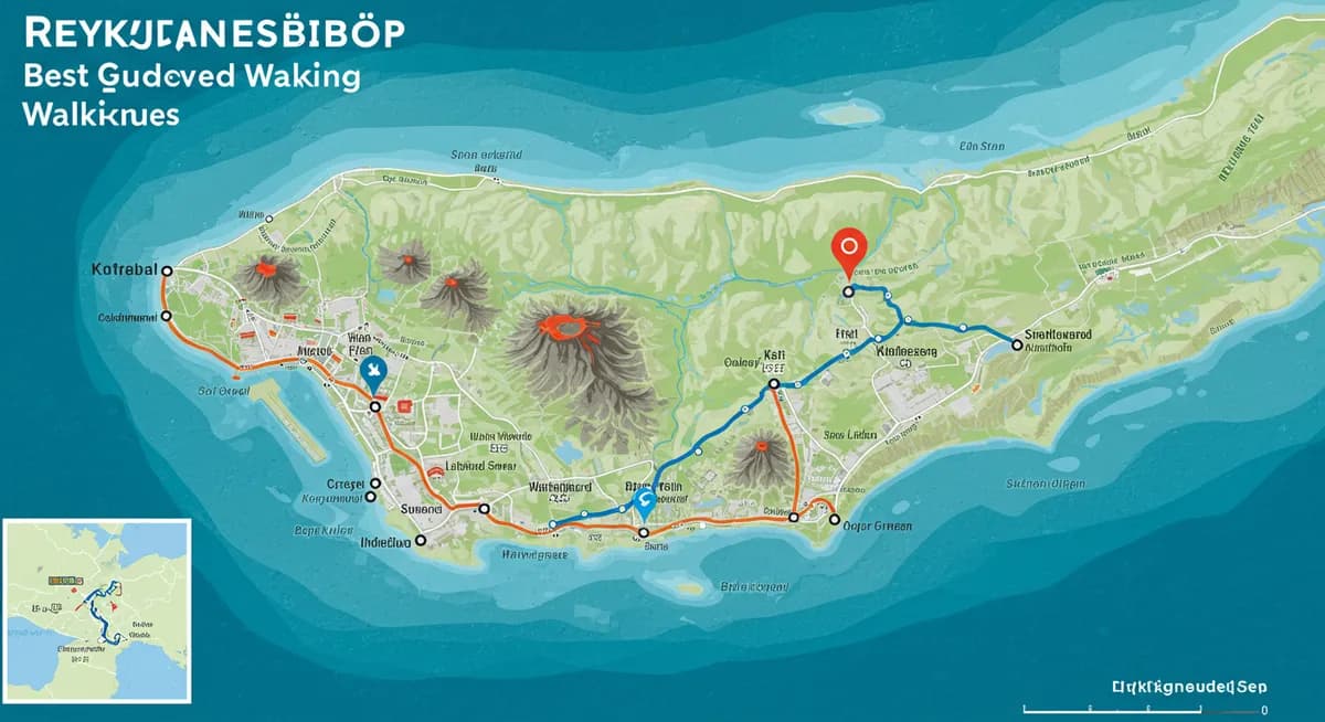 Your Reykjanesbær Self-Guided Walking Map & Routes