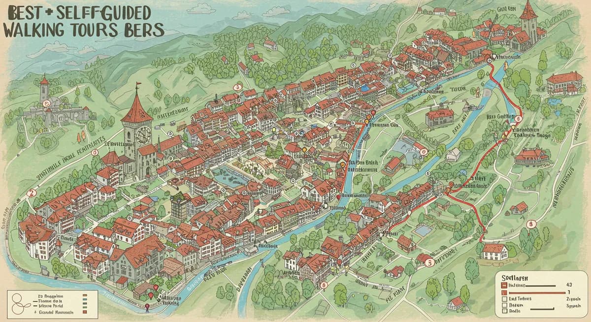 Bern’s Best Self-Guided Walking Tours: Your Map to Explore