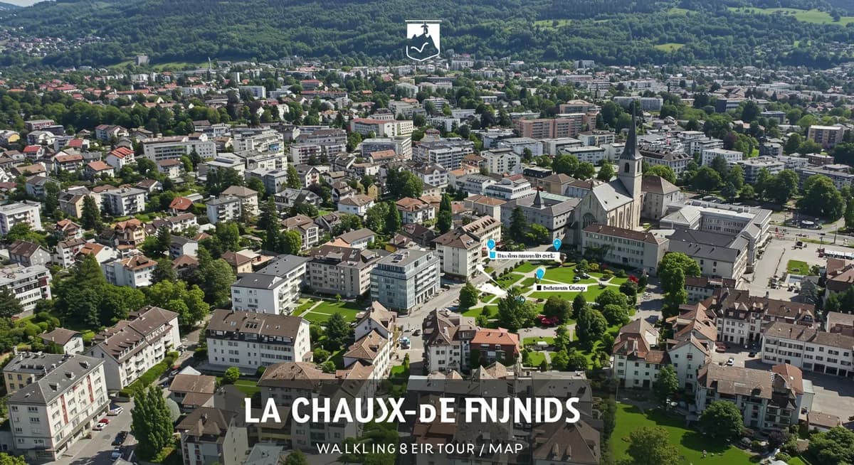 Your Free Self-Guided Walking Tour Map for La Chaux-de-Fonds