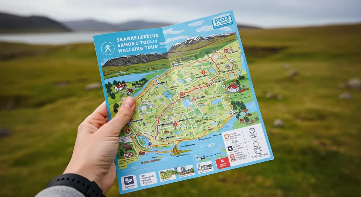 Your Free Self-Guided Walking Tour Map for Skagafjörður