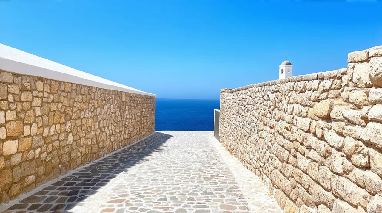 Free Walking Tour Itinerary Antiparos: Explore on Foot