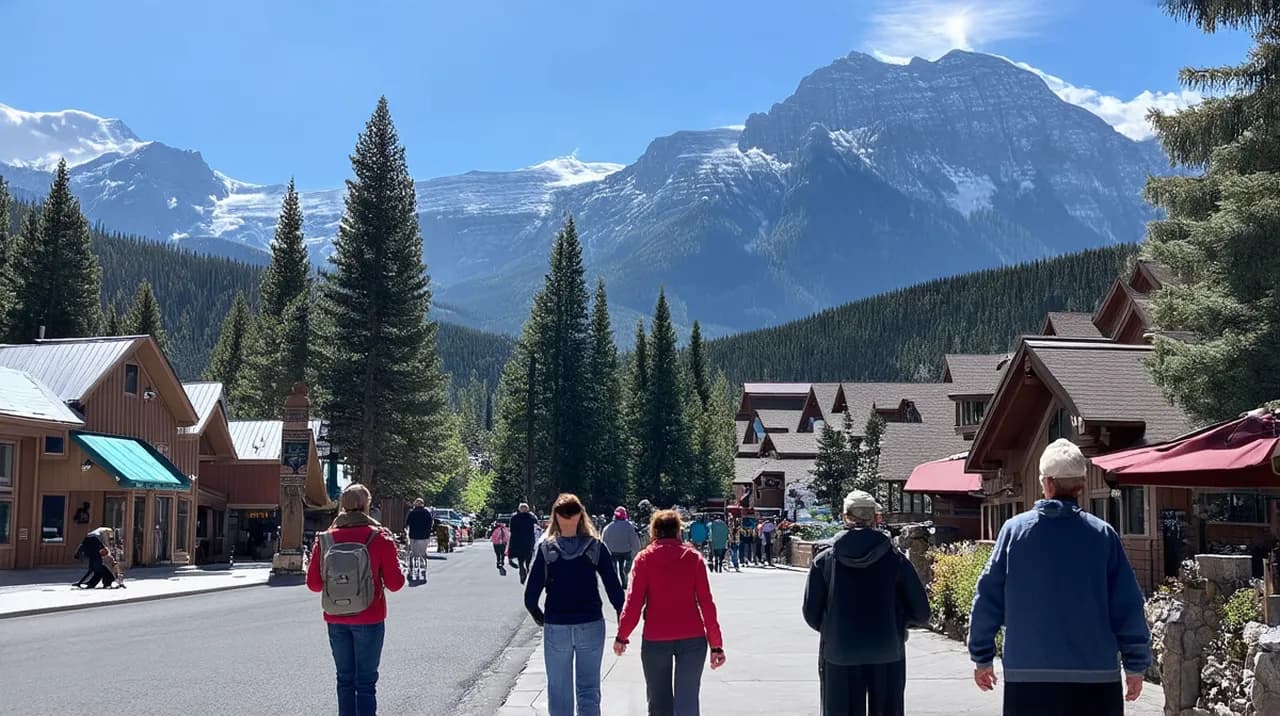 Free Walking Tour Itinerary Banff Town: Explore on Foot