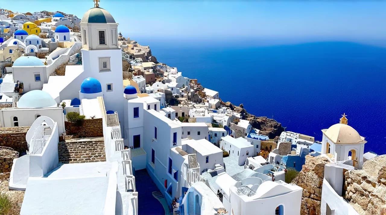 Free Walking Tour Itinerary Oia: Discover the Beauty
