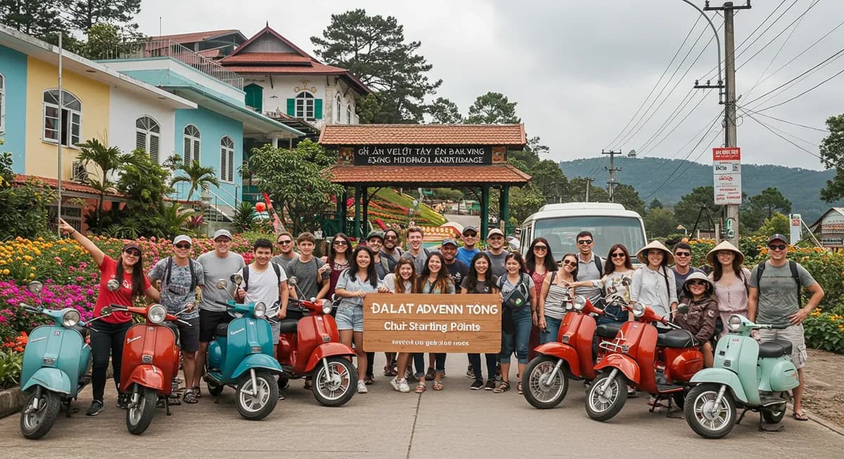 Dalat Walking Tours: Reach Your Starting Point Easily