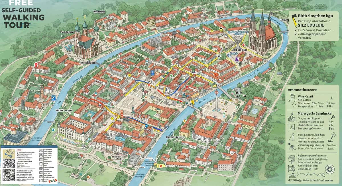 Your Free Self-Guided Linz Walking Tour Map