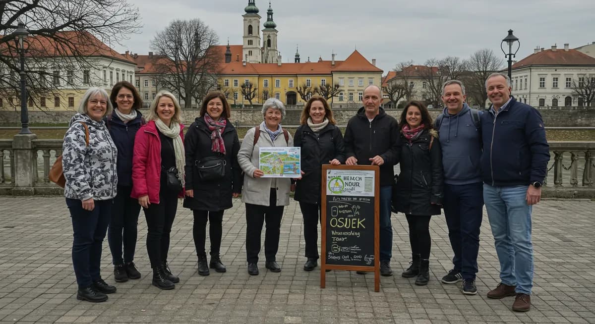 Osijek Free Walking Tour Meeting Points: Your Guide