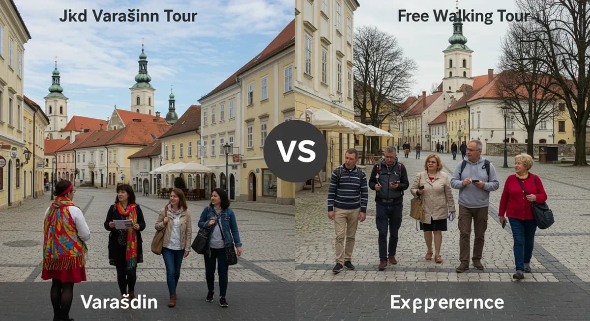 Paid vs. Free Walking Tours in Varaždin: A Comparison