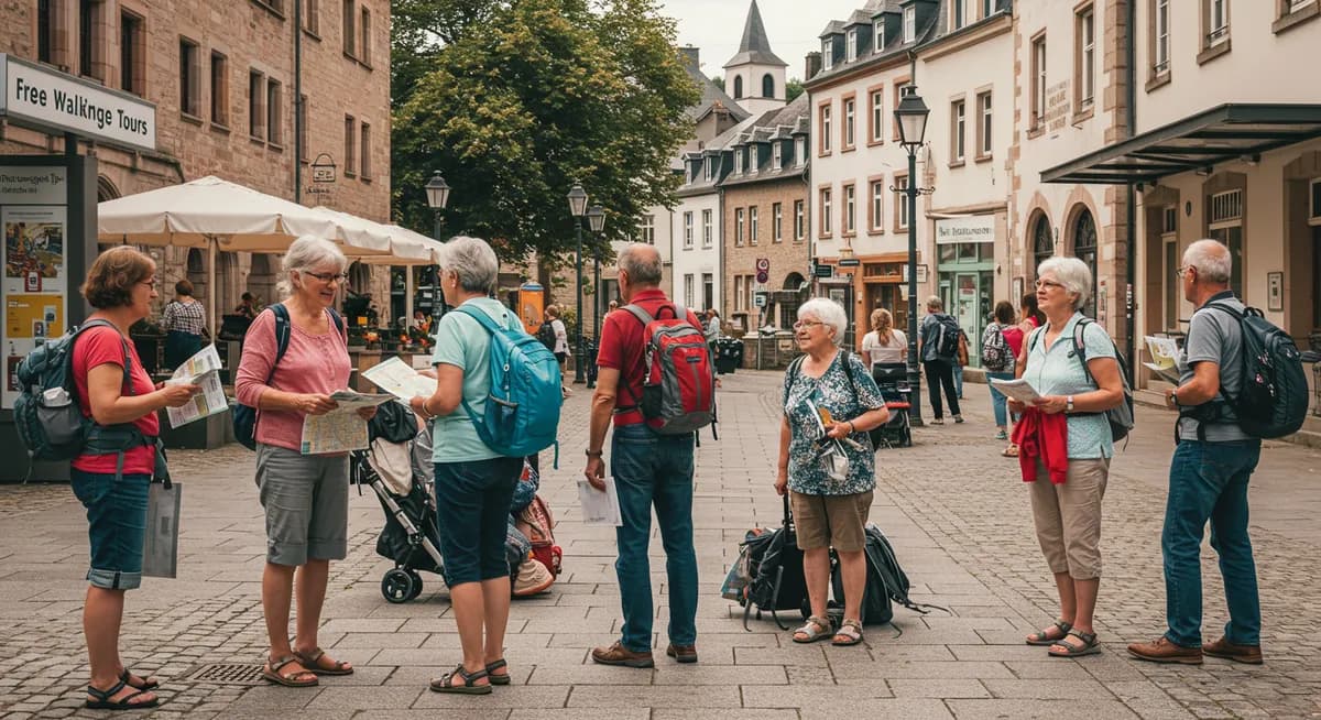 Public Transport to Free Walking Tour Starting Points Schifflange