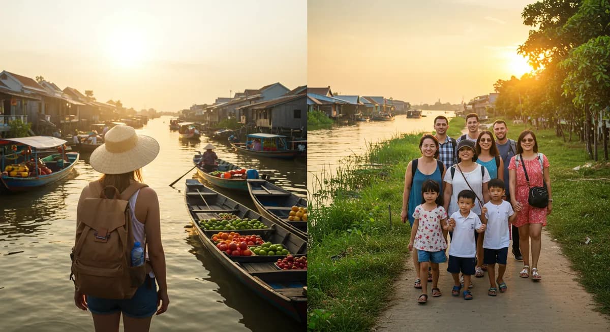 Chau Doc Walking Tours: Solo Exploration vs. Group Fun
