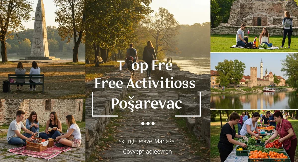Požarevac on a Dime: Top Free Activities for Budget Travelers