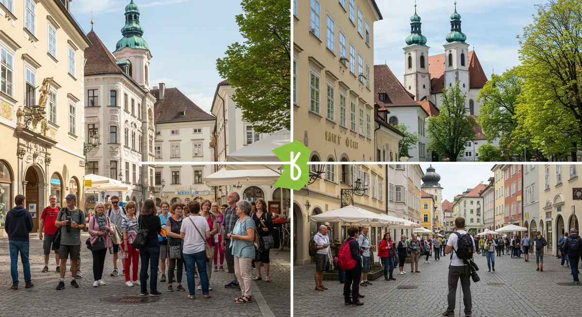Compare Free vs Paid Walking Tours in Sankt Pölten