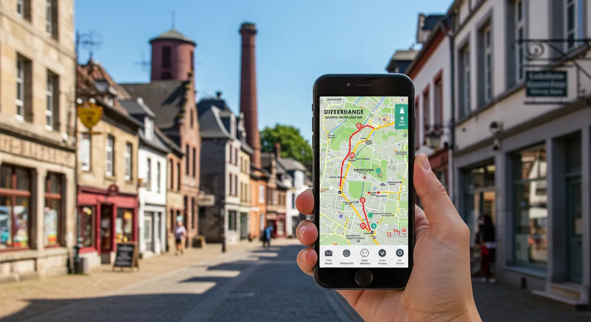 Your Free Differdange Walking Tour Map Download