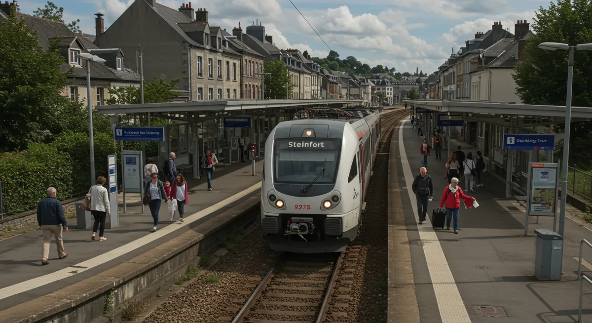 Public Transport to Steinfort Walking Tour Starts