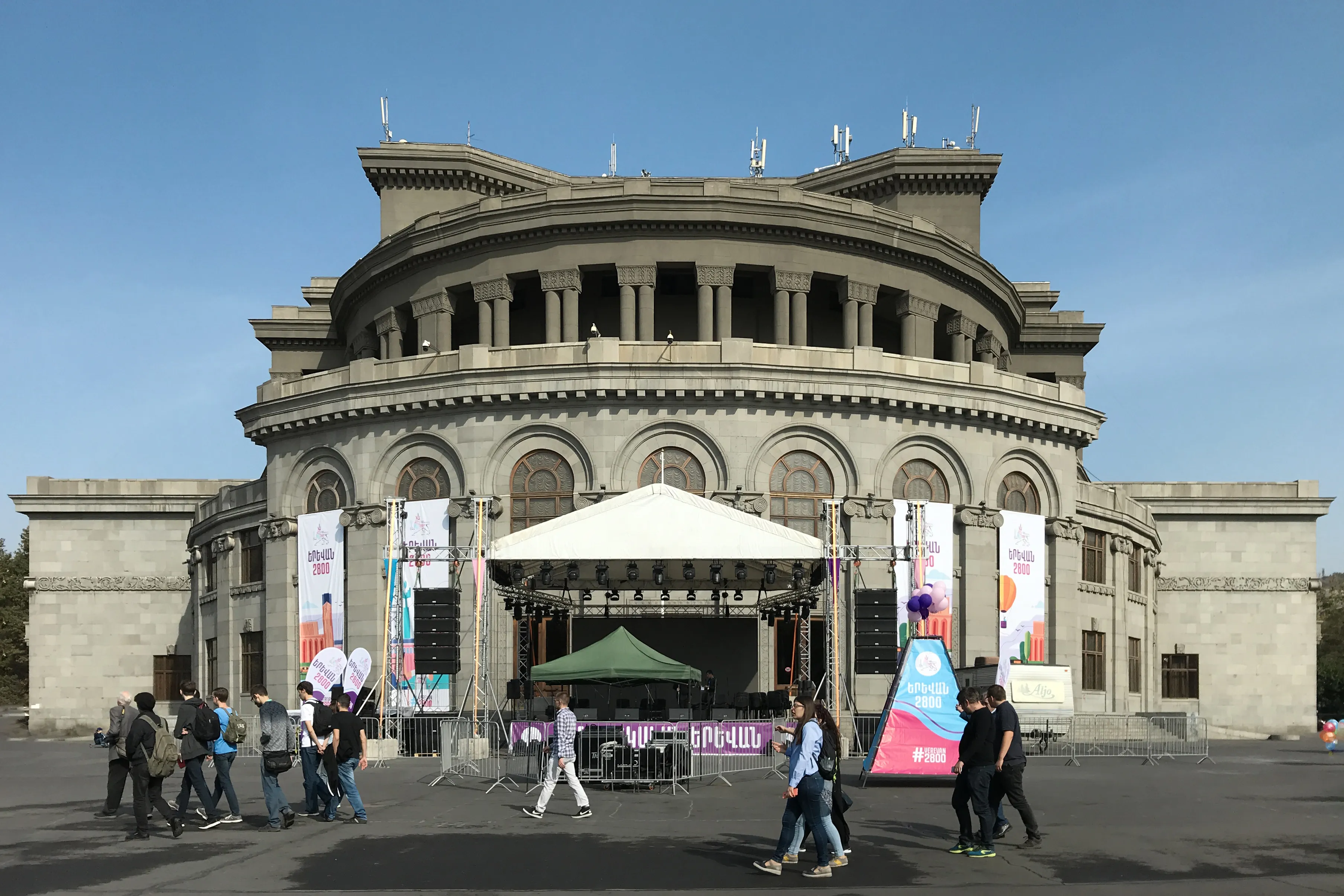 1. Begin at the Republic Square of Yerevan