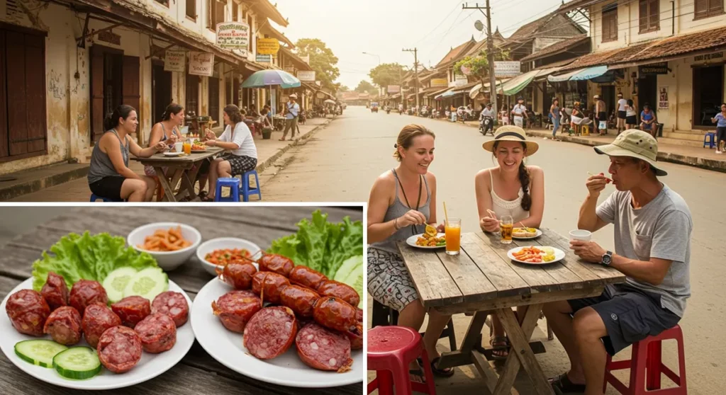 pakse walking tour food stops - pakse walking tour guide