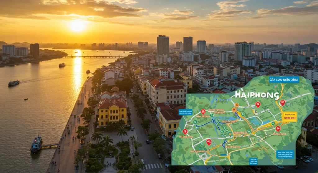 planning haiphong walking tour routes - haiphong walking tour guide