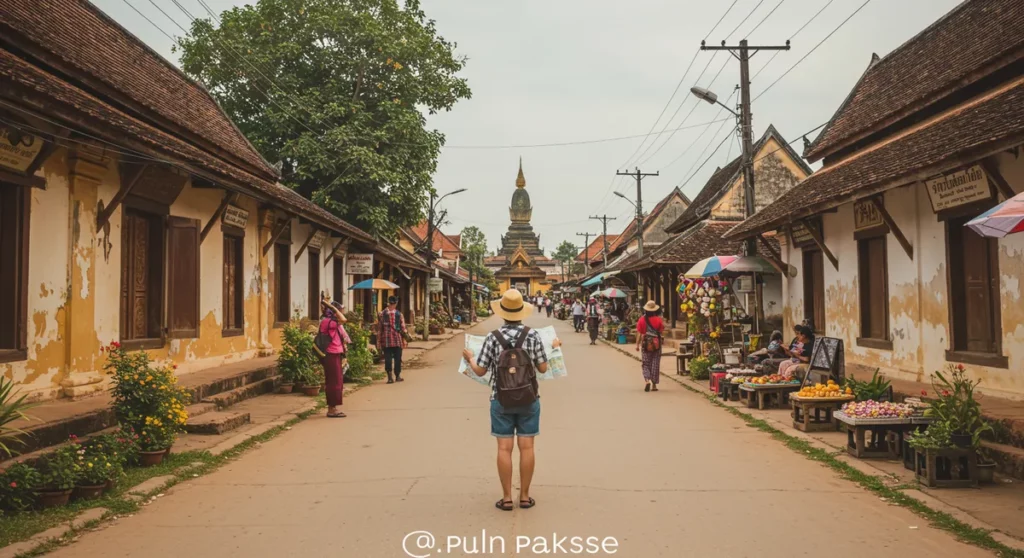 planning pakse walking tour routes - pakse walking tour guide