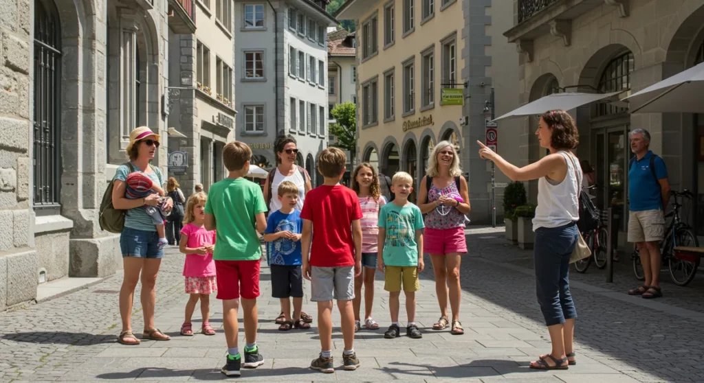 family-friendly free walking tours lausanne kids - lausanne walking tour guide