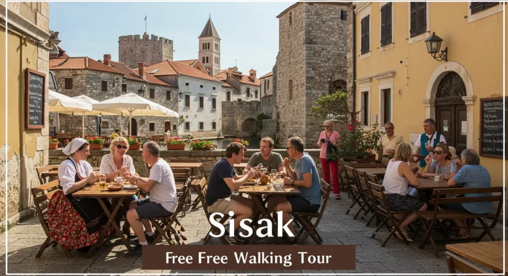 sisak free walking tour food stops - sisak walking tour guide
