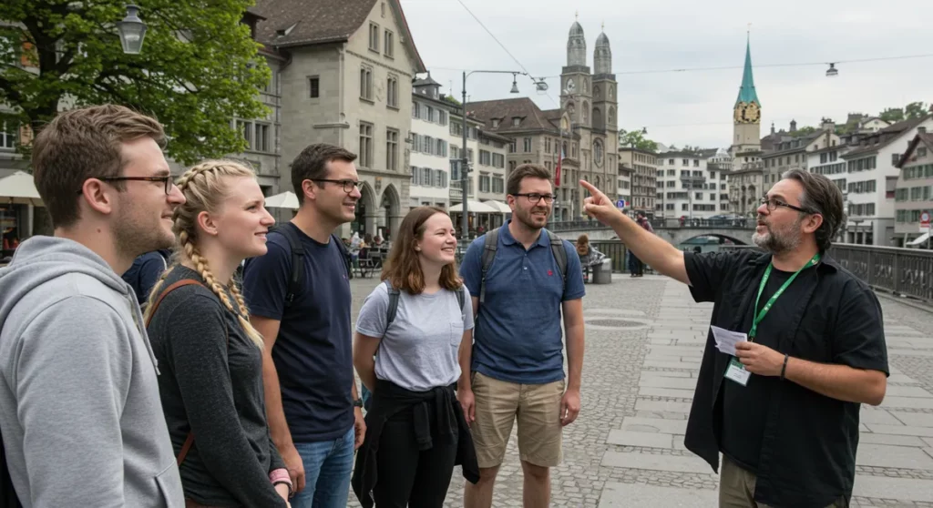 tips for joining a free walking tour in zurich - zurich walking tour guide