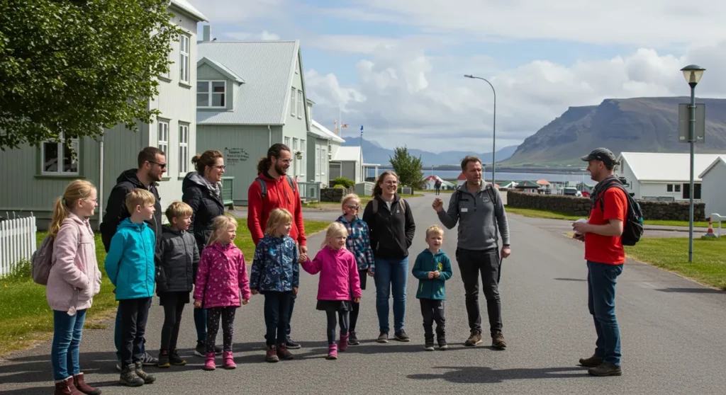 family-friendly free walking tours árborg iceland - árborg walking tour guide