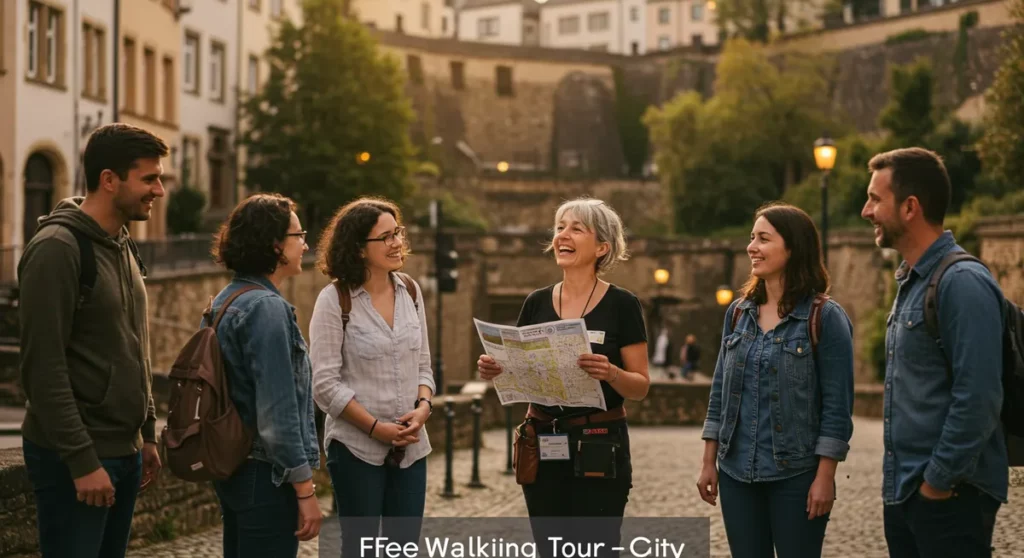 how to book free walking tour luxembourg city - luxembourg city walking tour guide
