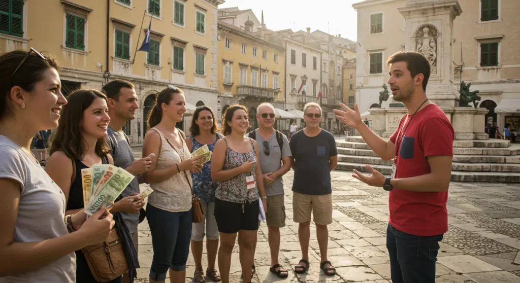 is tipping customary on free walking tours rijeka - rijeka walking tour guide