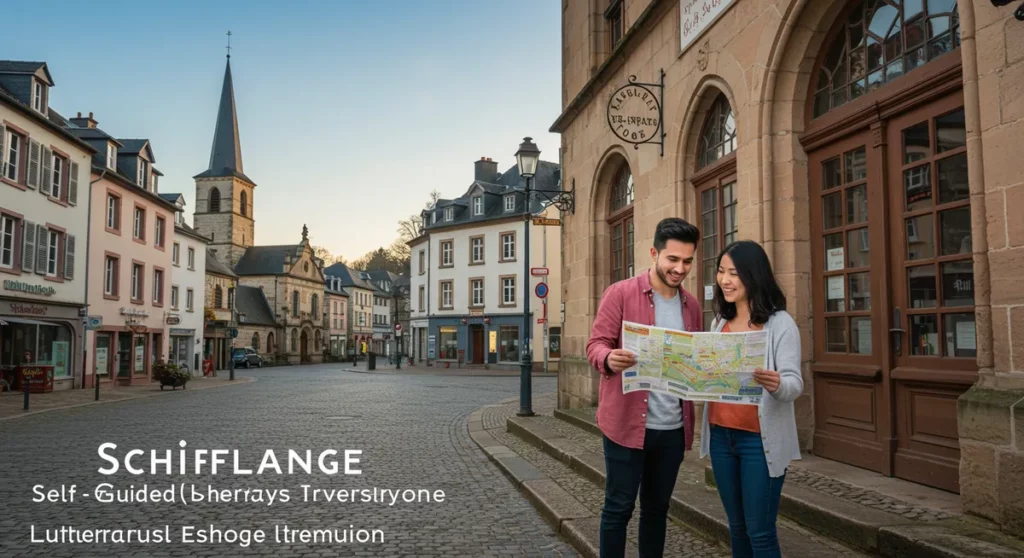 self-guided walking tour itinerary schifflange luxembourg attractions - schifflange walking tour guide