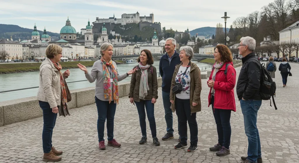 tipping etiquette for free walking tours salzburg - salzburg walking tour guide